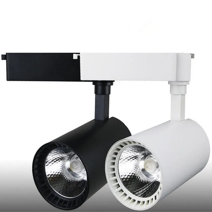 

Hot sale COB 25W LED Track light AC85-240V LED COB Track Lighting Retail Spot Wall Lamp Rail Spotlights Replace Halogen Lamps