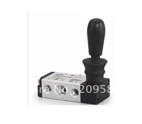 1 × 3 ميناء 2 pos 1/4 "BSP عادة مغلقة اليد رافعة صمام هوائي 3H210-08