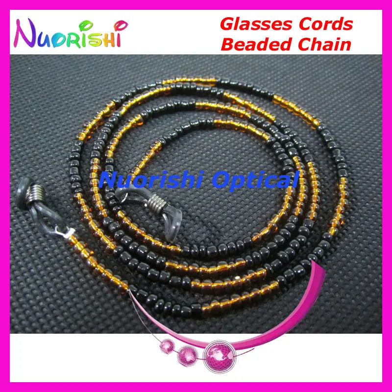 1pcs or 5 pcs or 10pcs L833 Glass Beaded Eyeglasses Sunglasses Spectacle Chain Cords Lanyard Independent Packing free shipping