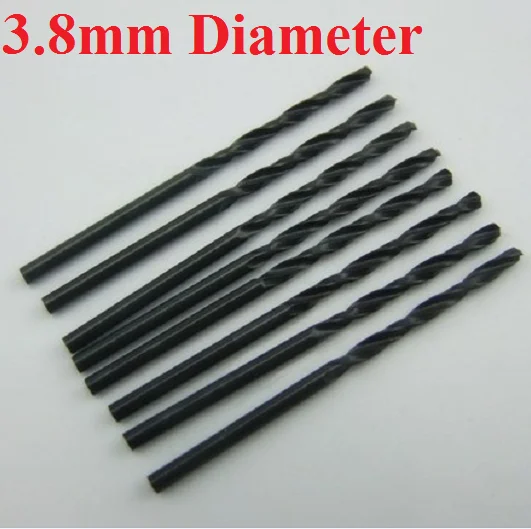 K231B 3.8MM Black Twist Drill Bit For Iron Aluminum Wood Plastic DIY Tools Sell At A Loss USA Belarus Ukraine