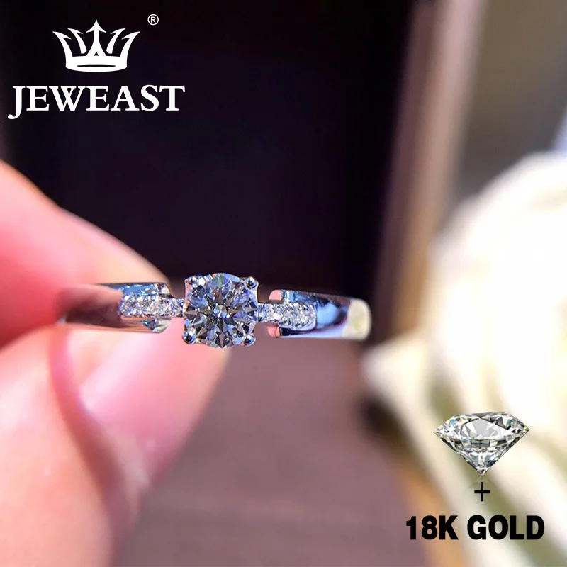 

Natural Diamond 18K Gold Pure Gold Ring Beautiful Gemstone Ring Good Upscale Trendy Classic Party Fine Jewelry Hot Sell New 2023