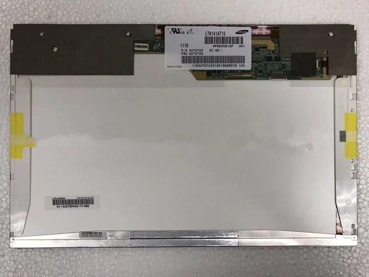 

14.1" LCD LED screen LTN141AT15 LP141WX5 TLP3 N141I6-L03 B141EW05 V.4 for lenovo E46L E46A T410 notebook display 1280*800