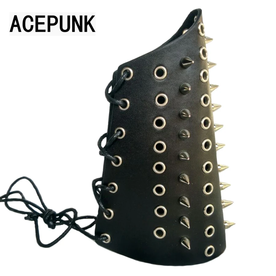 Punk Spike Bracelet Cool Night Club Cosplay Bangle Spikes Rivet Stud Wide Cuff Leather Punk Gothic Rock Unisex Bangles Bracelets