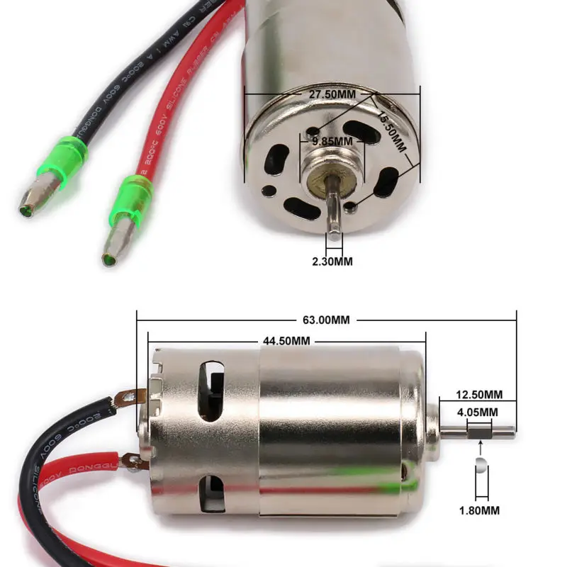 390 Electric Brushed Motor For 1/16 1/18 RC Car Boat Airplane HSP Hi Speed Wltoys Tamiya Truck Buggy 03012 A959 A969 A979 K929