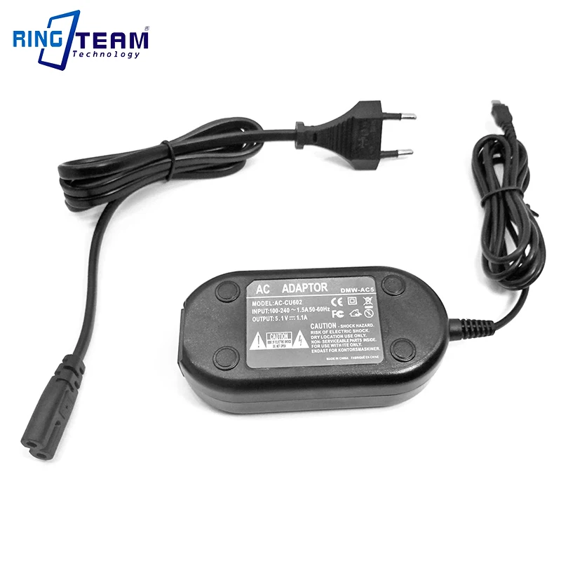 DMW-AC5 DMW-AC5PP DMW-AC5G AC Adapter Power for Panasonic Lumix Digital Cameras DMC-F2 F3 FH1 FH20 FH22 FH3 FP1 FP2