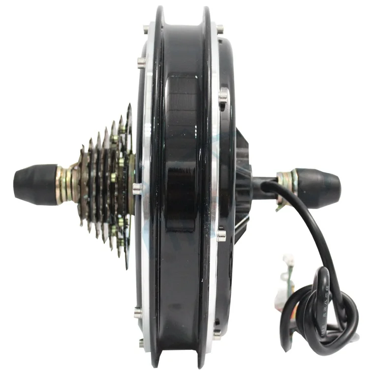 Ifunmobi Hub Motor 36/48V/1000W/480RPM Elektrische fahrrad Motor Bürstenlosen Getriebelose 7-geschwindigkeit Für 135mm Hinterrad Ebike