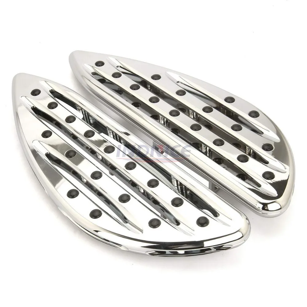 For Indian CNC Cut chrome Floorboard for SPRINGFIELD foot boards Chieftain Roadmaster driver footboards CHIEF VINTAGE 14-18