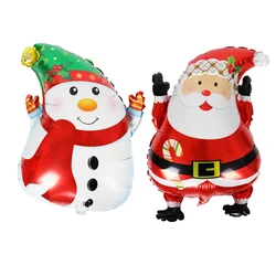 Christmas balloon wholesale aluminum balloons wedding balloon home decoration for Christmas party balloon Santa Claus snowman