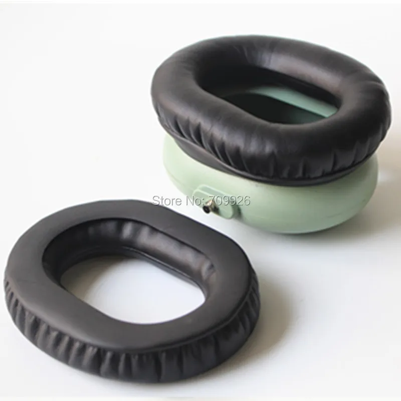 Almohadillas para auriculares piloto, almohadillas para auriculares, almohadillas para los oídos, almohadillas para auriculares de cuero suave, almohadillas para auriculares David, Willman, ATH, 1 par por lote