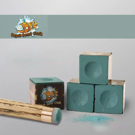 Genuine  Depth Bomb Chalk Pool Cue Stick Kit Billiard Cue Chalks High Quality 1/3/12 Pieces Per Box Billiard Accessories 2019