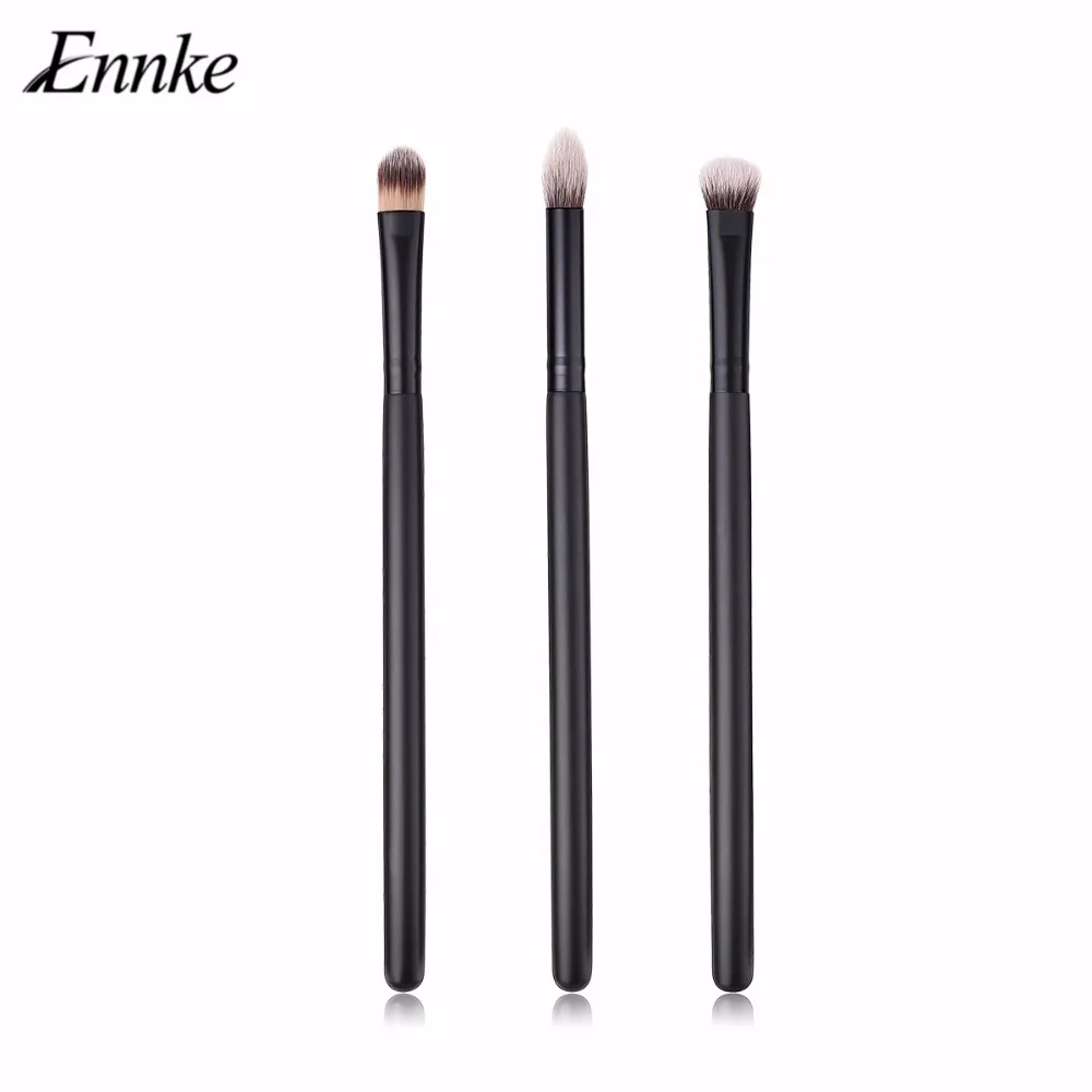 ENNKE Makeup Brushes 3 Pcs Professional Eye Use Brushes 18cm Eyeliner Eyebrow Eyeshadow Beauty Cosmetic Set Oogschaduw Kwasten