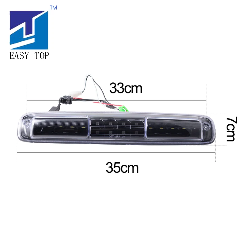 

Car Clean Lens Or Smoke LED 3rd Brake/Cargo Light For 1999-2006 Chevrolet Silverado