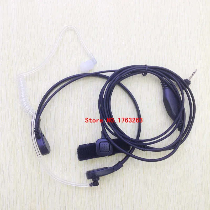 Air Tube Throat control headphone Finger PTT 2.5mm for motorola talk about T6200 T5628,T5720 T5428 walkie talkie