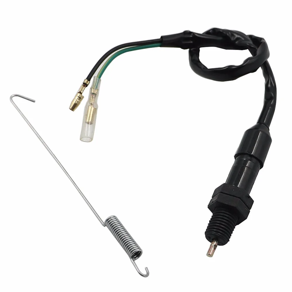 M12 x 1.5mm Rear Brake Stop Light Switch Spring Kit Universal For Honda Kawasaki Suzuki Yamaha ATV Scooters Bikes Tricycle Set