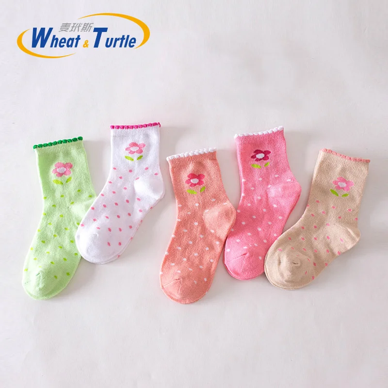 5 Pcs/Lot Baby Boys Girls Warm Cotton Socks For 0-3Y  Girl  Newborn  Infant 