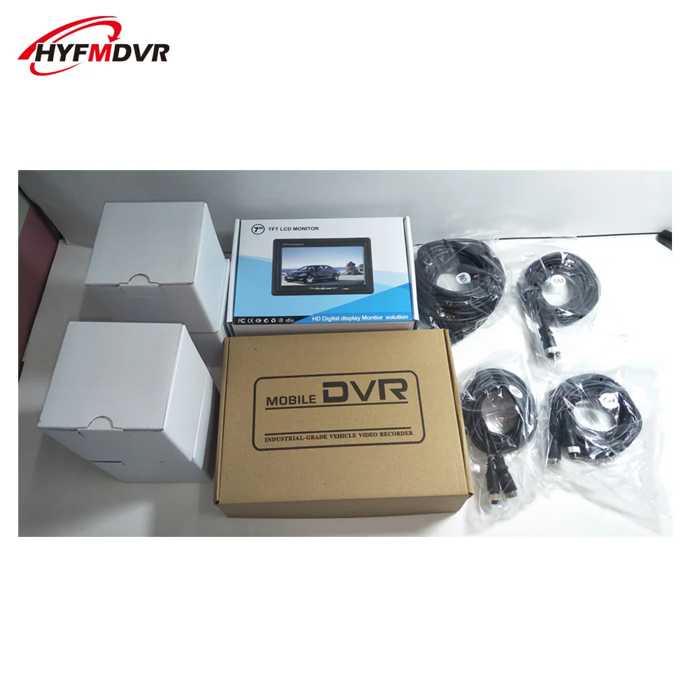 Passenger car DVR full set of on-board surveillance 720P camera video recorder