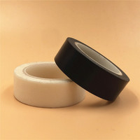 10m X 15mm Solid White Black Basic Decorative Paper Writable Adhesive Washi Masking Tape School Supplies Stationery