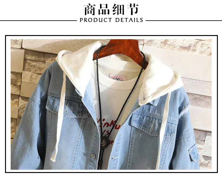 Anime Sailor Moon Crystal Printed Fake 2 Pieces Jacket Cosplay Casual Denim Jacket Autumn Hooded Sweatshirt Unisex Outwear Coat