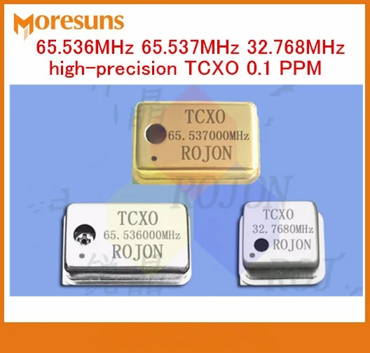 Fast Free Ship 3pcs/lot 65.536MHz 65.537MHz 32.768MHz high-precision TCXO 0.1 PPM temperature-compensation crystal oscillator