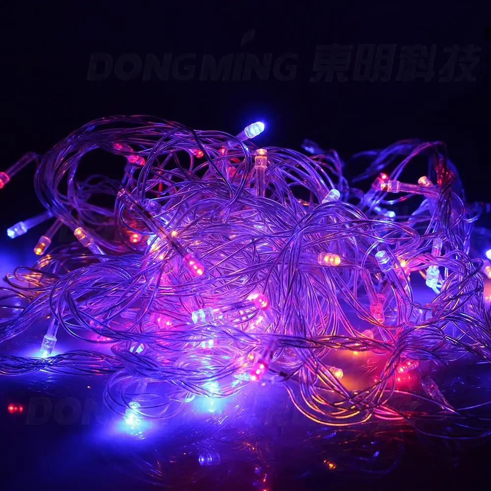 Hot Selling LED Christmas Lights 10m 50 Led AC 110V 220V Led String Light luminaria garland Tree Outdoor Decoration,1pc/Lot