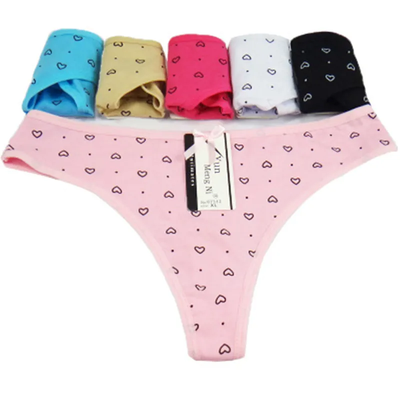 New Girl Panties Thongs Underwear For Young Girls Calcinha Infantil Print Girl G String Teenage Panties Children's Clothing