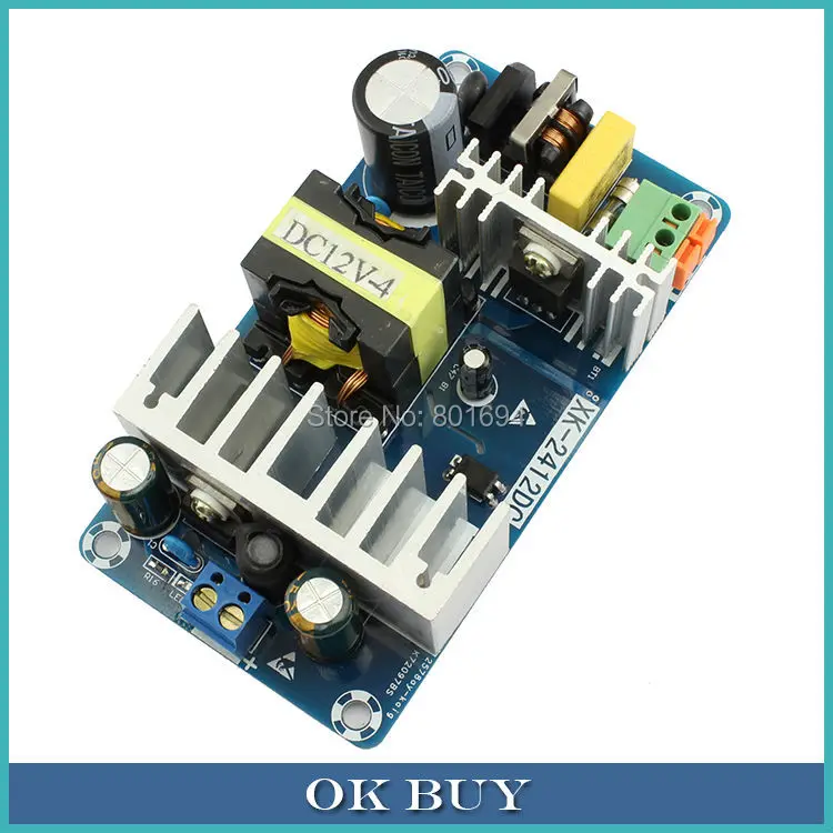 100W AC 85-265V 110V/220V To DC 12V 8A Industrial Switching Power Supply Board 50/60Hz