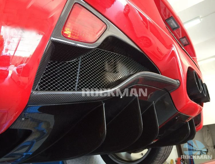 Fit for Ferrari 458 Italia modified rear bumper lampshade carbon fiber brakes lampshade