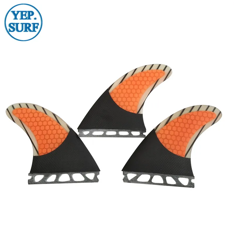 

Surf Single Tabs Fin L/M Fin orange Black L Fins Fibreglass Honeycomb Carbon Fiber