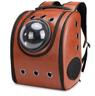 

Space capsule pet backpack breathable portable backpack outdoor transparent