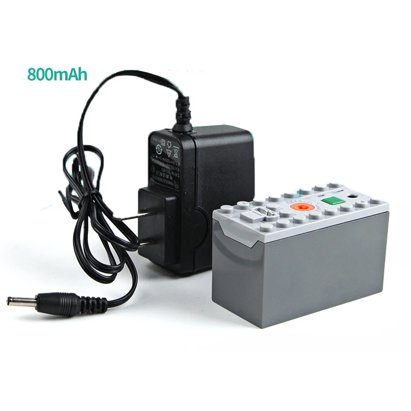 High-Tech Train Motor Remote Receiver LED Light Battery Box Power Functions Technical Power functions Building Blocks Brick Part