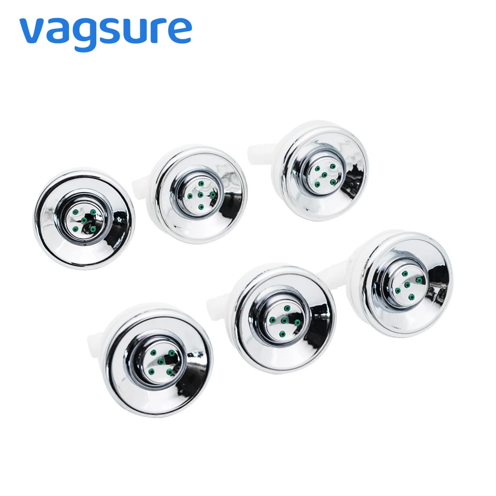 6pcs/lot Spray Nozzle Hydraulic Acupuncture Massage Water Saving Shower Head Jets Shower Cabin Room Accessories Bathroom