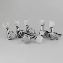 NEW Chrome silvery color Guitar Locking Tuners Guitar tuning peg machine head