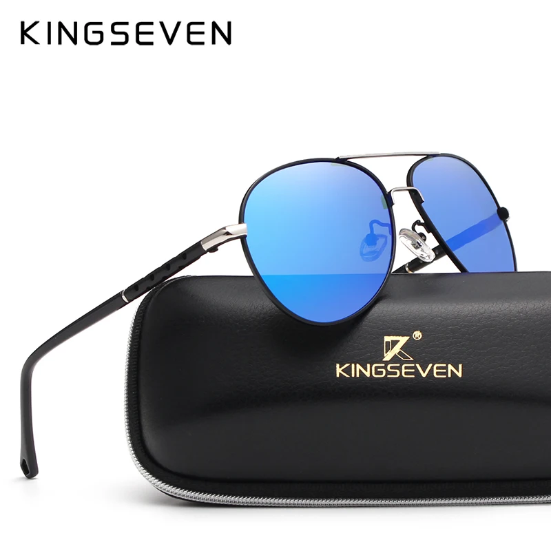 New Arrival KINGSEVEN spolaryzowane okulary mężczyźni/kobiety marka projektant męskie okulary przeciwsłoneczne w stylu vintage gafas óculos de sol masculino