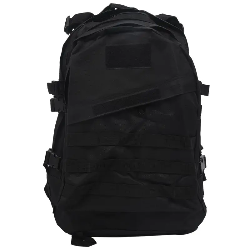 Outdoor 40L 600D Waterproof Oxford Cloth Military Rucksack  Backpack Bag ACU Camouflage Sports Travelling Hiking Bag Black