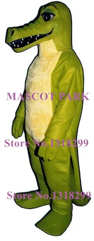 

mascot green Alligator Mascot Adult Costume Cartoon Polite Crocodile Theme Anime Cosplay Costumes Mascotte Carnival Fancy Dress