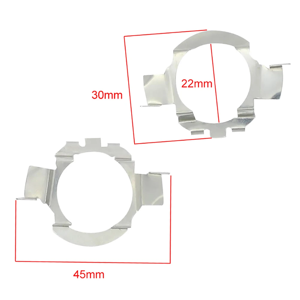 2 unids/pack H7 soporte de faro de coche para Audi A6 para BMW X5 Wagon FRV ML350 Excelle Opel Astra H SAAB Base adaptadora para VW para Buick