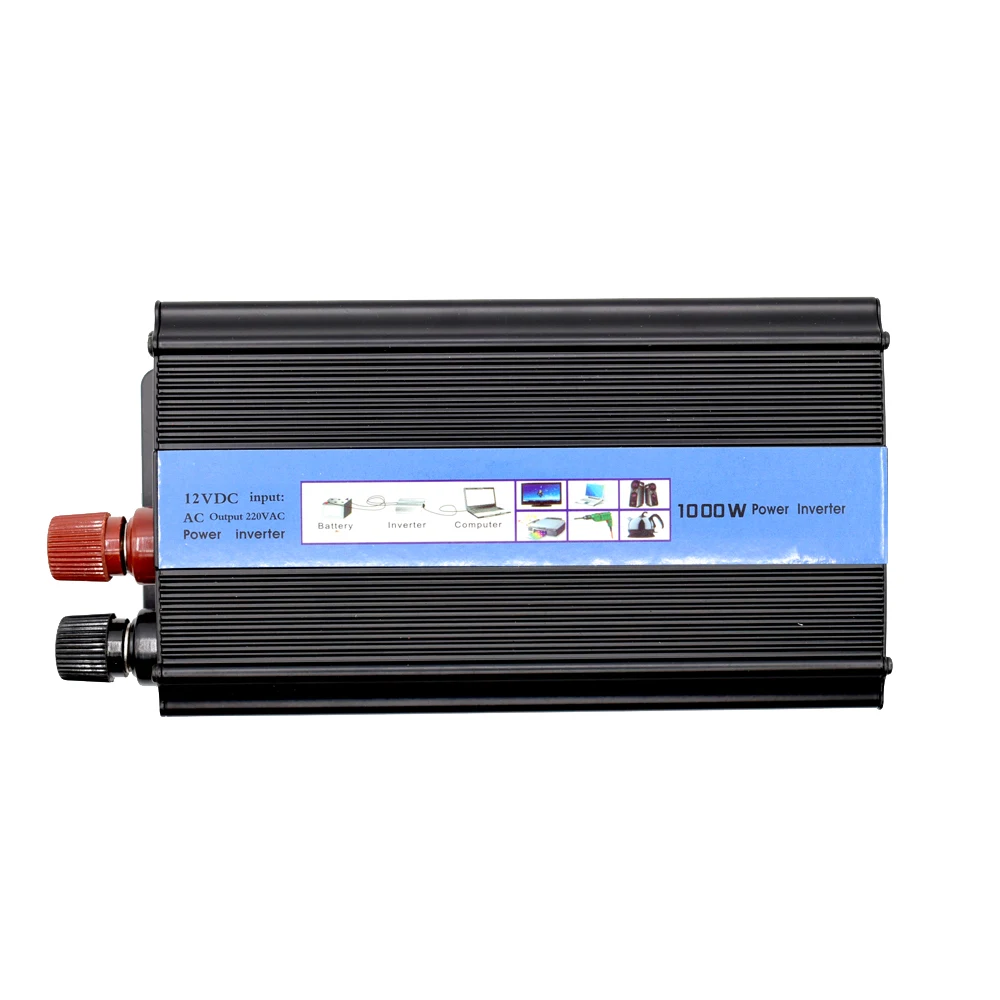 Car inverter 1000W DC 12 v to AC 220 v vehicle power supply switch on-board charger car inverter With Cigar lighter