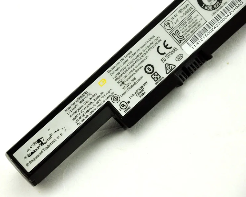 Original battery 14.8v 32WH for L13M4A01 L13L4A01 B40-70 M4450 laptop battery