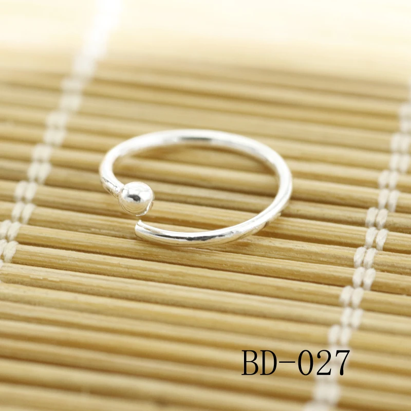 20pcs Fashion Body Jewelry of Balls Nose Ring for Women Girl Set Piercing Accessories Bijoux Box Gifts Box
