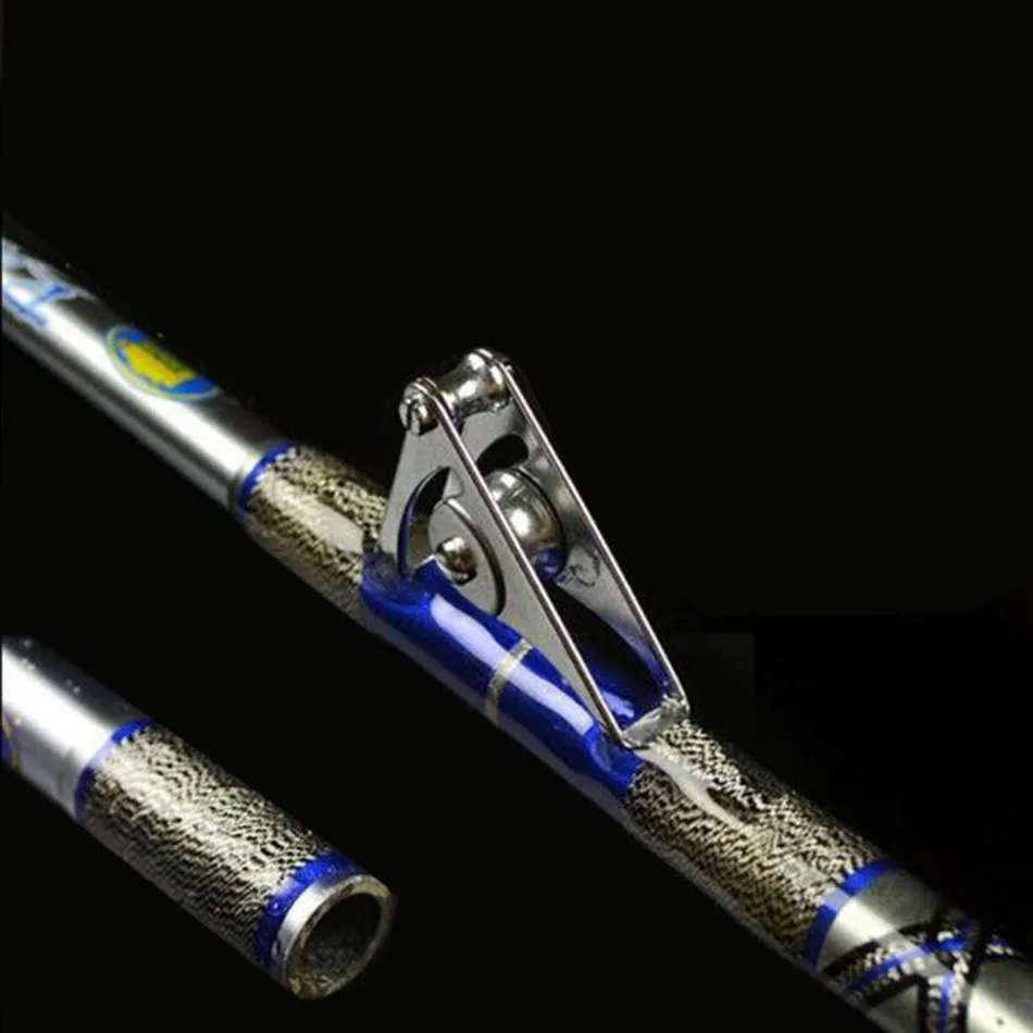 2pcs/pack 2.1M Heavy Boat Jigging Slow Casting Extra Hard Roller Guides Fishing Rod Boat Trolling Big Game Sea Hard Stick pole