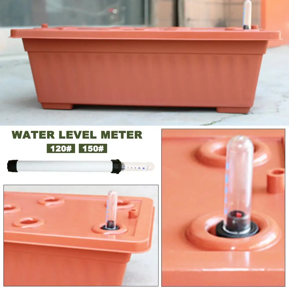 

Water Level Gauge PP Resin Water Level Display Water Shortage Reminder Level Meter Gardening Supplies for Plant Flower Pots Tool