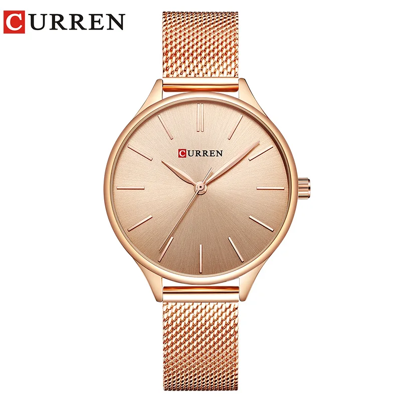 Curren heiße Mode einfachen Stil neue Damen Armband Uhren Frauen Kleid Armbanduhr Quarz weibliche Uhr Geschenke Relogios Feminino