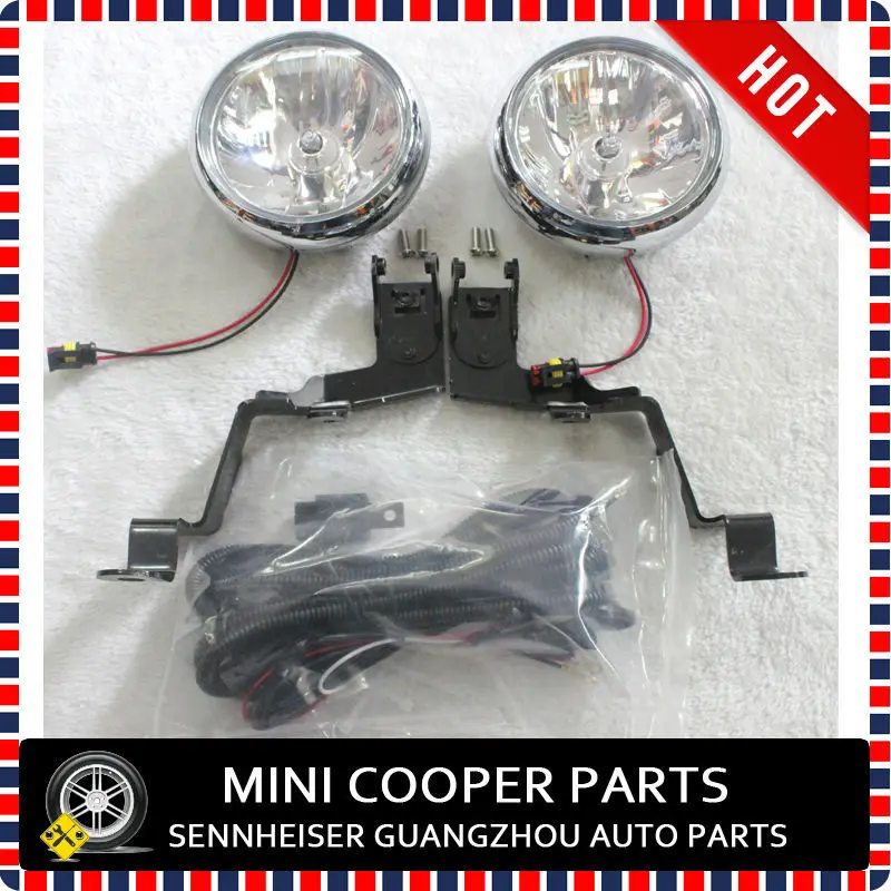 

Brand New Silver Chrome Spot Light Kit with additional bracket for Mini Countryman R60 S Only