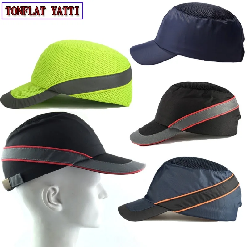 New 2020 Baseball Cap Style Safe Helmet Work Hat Anti-smashing Summer Breathable Sunscreen Fashion Personalized Working Sun Hat