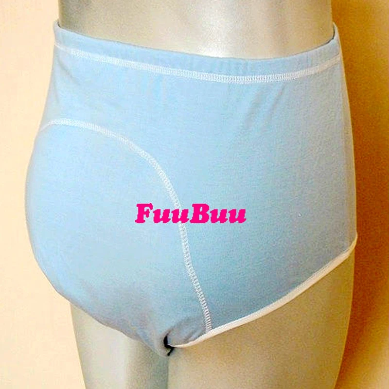 Free Shipping FUUBUU2101-3PCS Unisex incontinence briefs + Waterproof pants physiological health pants leakproof wall/Lala pants