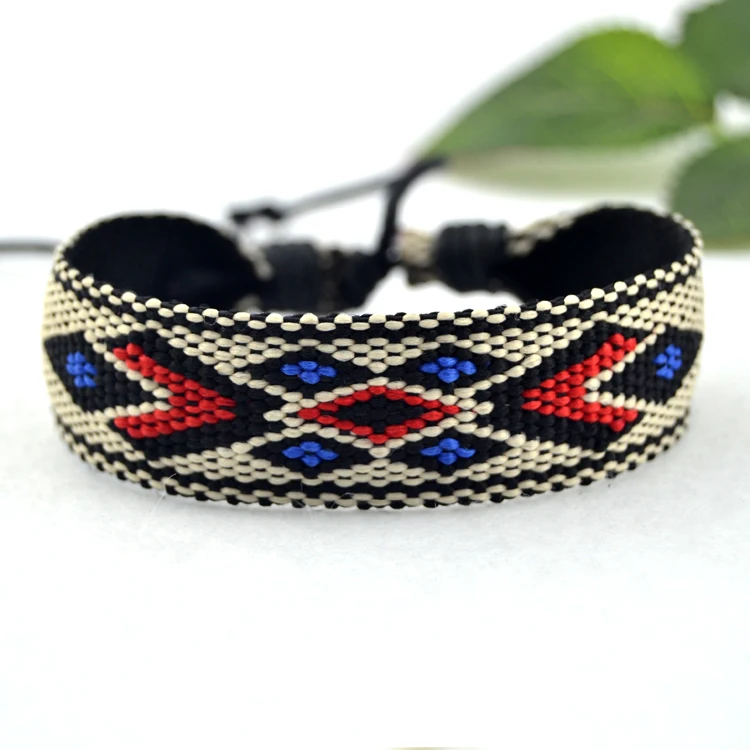 Particular Rope bracelets Original handmade jewelry Braided bracelet Geometric figures  #EZ214