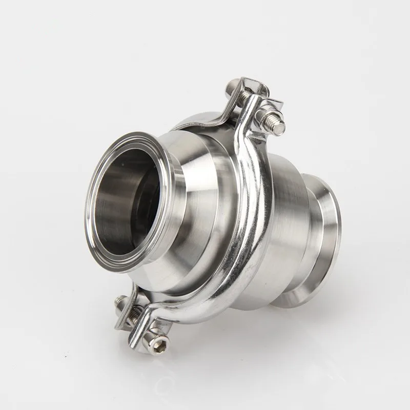 

OD 25mm 32mm Sanitary Stainless Steel 304 Tri Clamp 50.5mm Vertical Check Valve