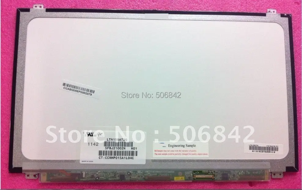 

15.6" Laptop Screen LTN156AT20 LCD Display Panel 1366*768 40PIN