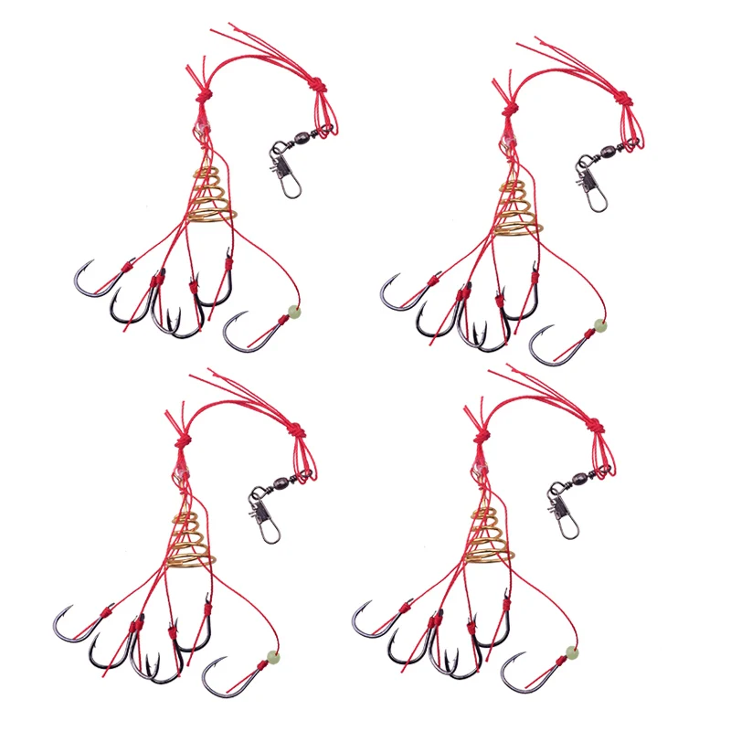 1Pcs Fishing Hooks Fishing Tackle Monsters with Six Strong Carbon Hook Steel Stainless Steel Carp Spherical Explosion Hooks Tool