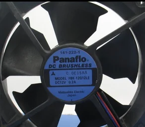 

FBK-12G12LE для Panaflo 12038 12V двойной шар DC охлаждающий вентилятор 12cm Ultra 0.20A 120X38mm